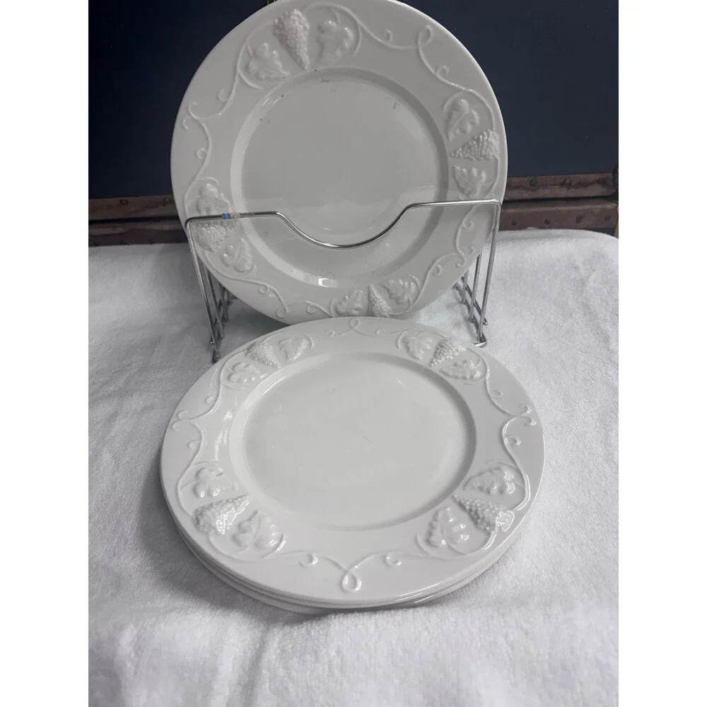 Red Cliff GRAPE Dinner Plates SET OF SIX
